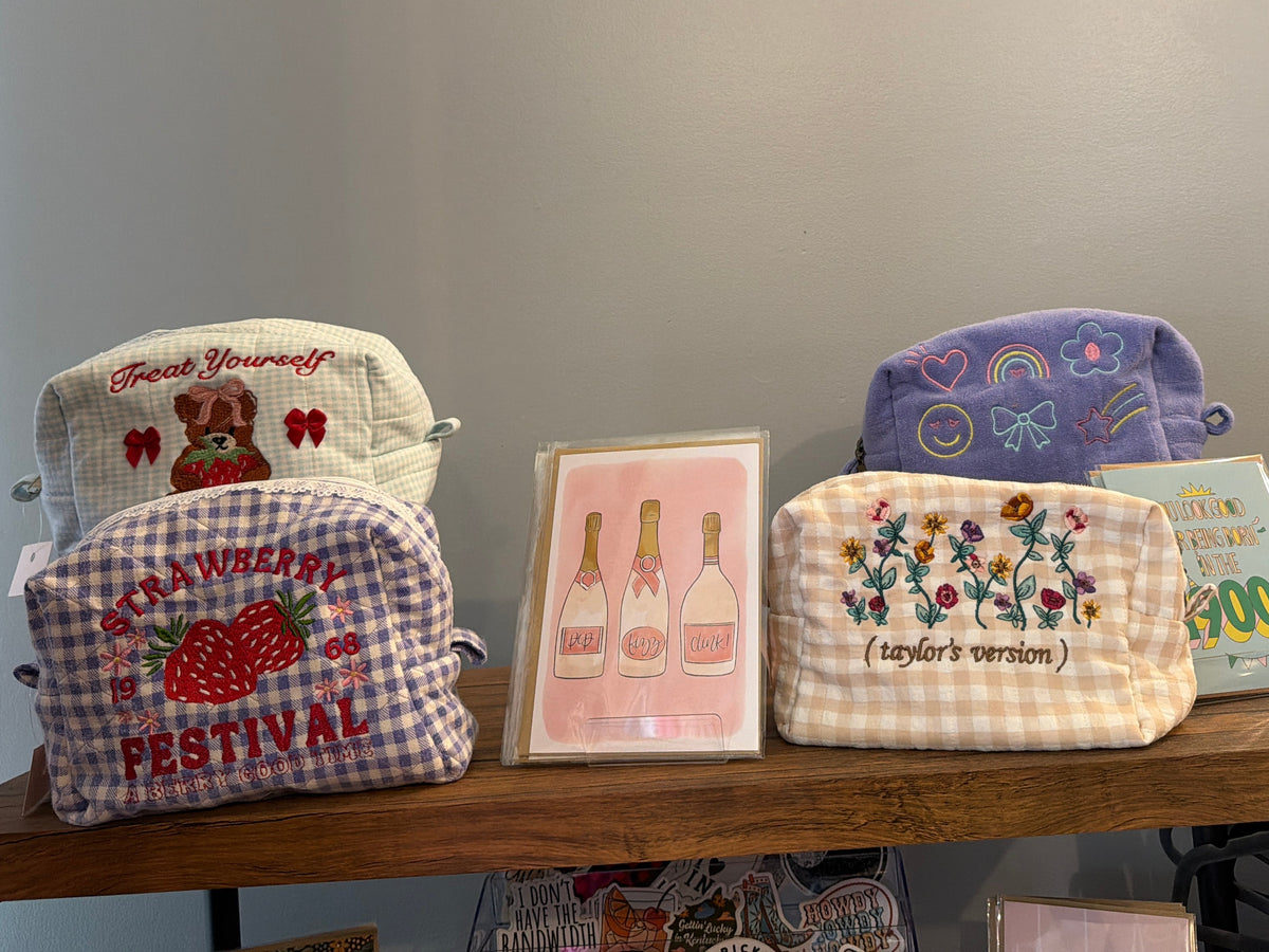 Embroidered MakeUp Bag
