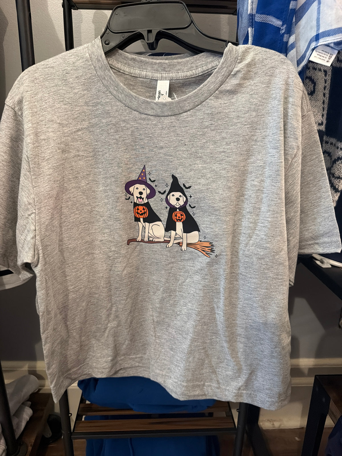 Gray Halloween tee