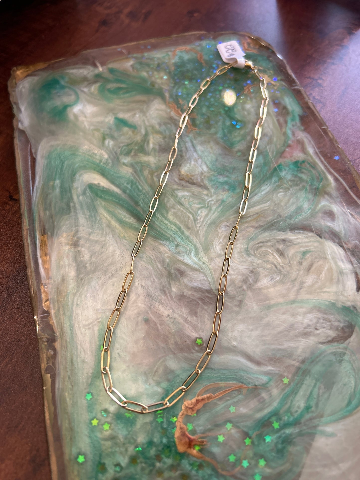 Paperclip necklace 18”