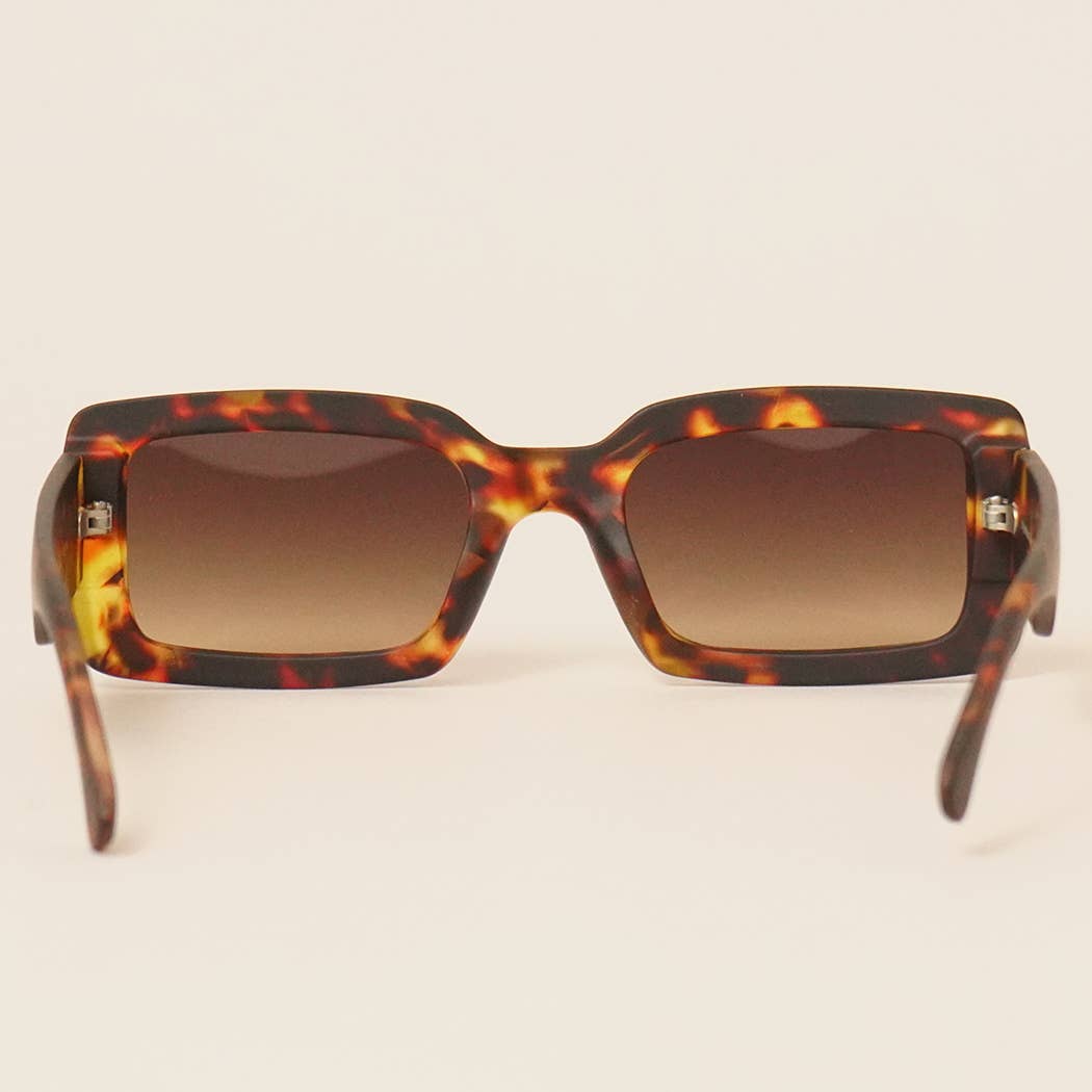 Assorted Acetate Rectangle Fashion Sunglasses