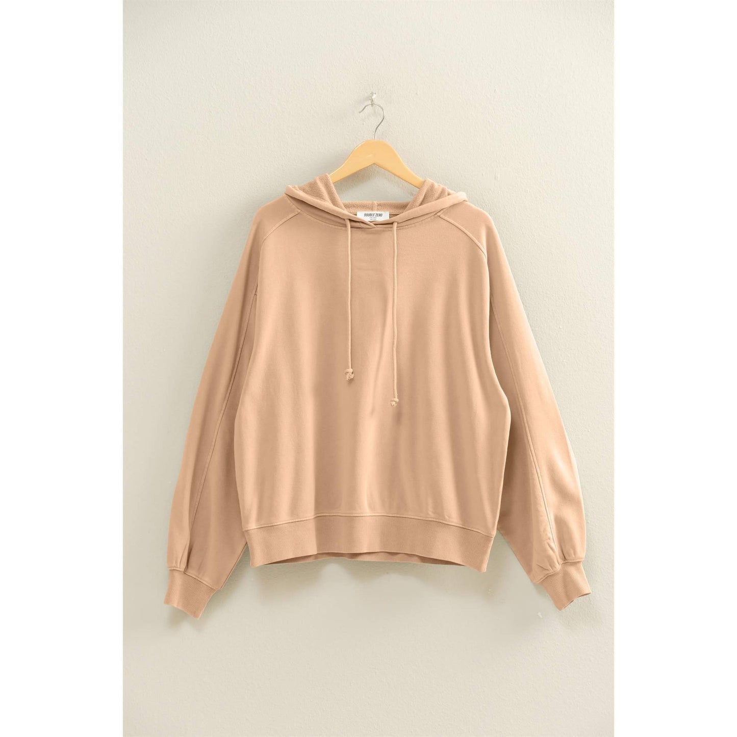 Mineral Washed Seam Detail Hoodie