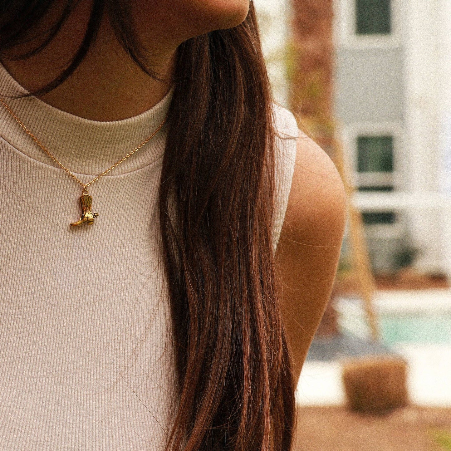Cowboy Boot Pendant