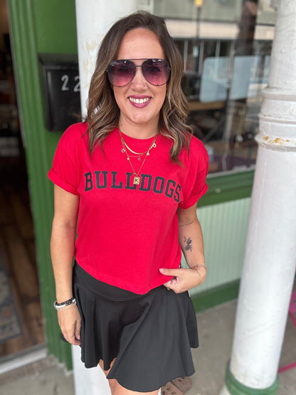 Bulldogs cropped tee