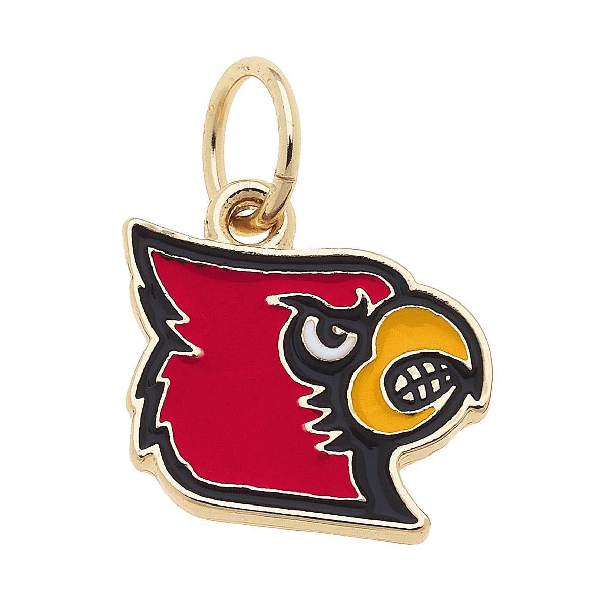 Louisville Cardinals Enamel Logo Charm