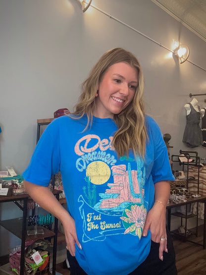 Desert Dreamer Graphic Washed Cotton Top