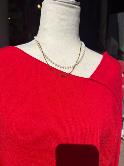 Asymmetric Soft Knit Sweater