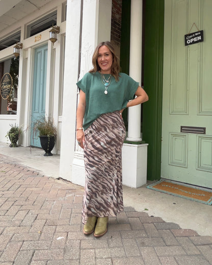3 COLORS! Raised Rib Cap Sleeve Top