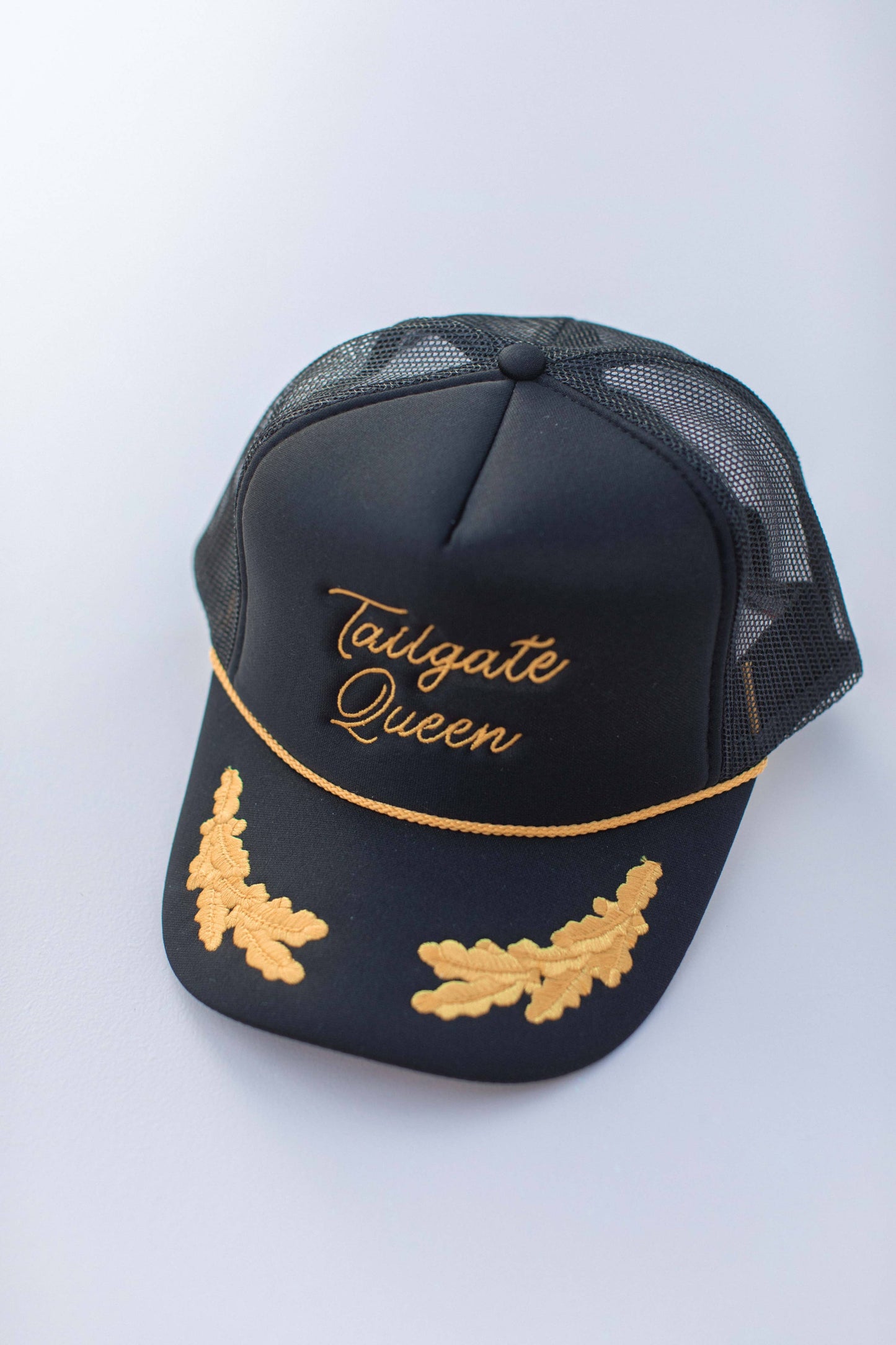 Embroidery Football Tailgate Trucker Hat Cap
