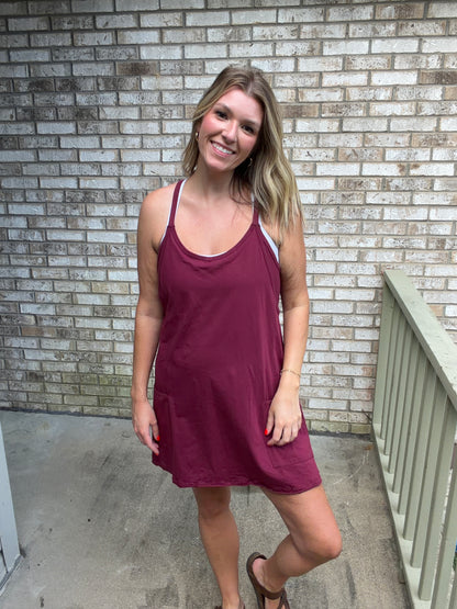 Mini Dress With Built-in Romper Liner