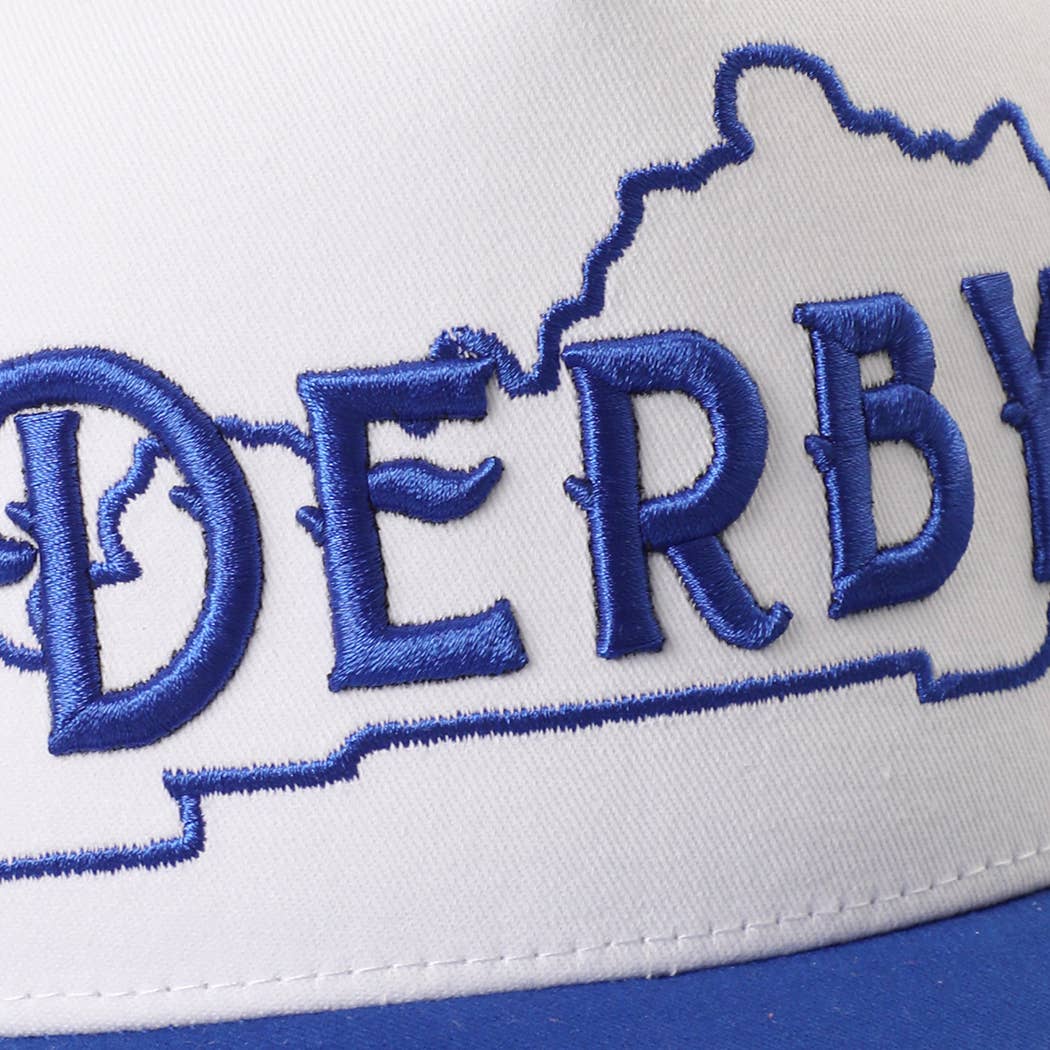 DERBY 3D Embroidered Two-Tone Trucker Hat