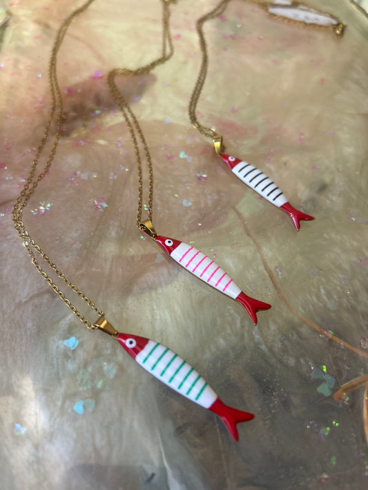 Fish necklaces