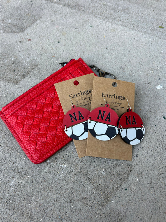 Card wallet keychains