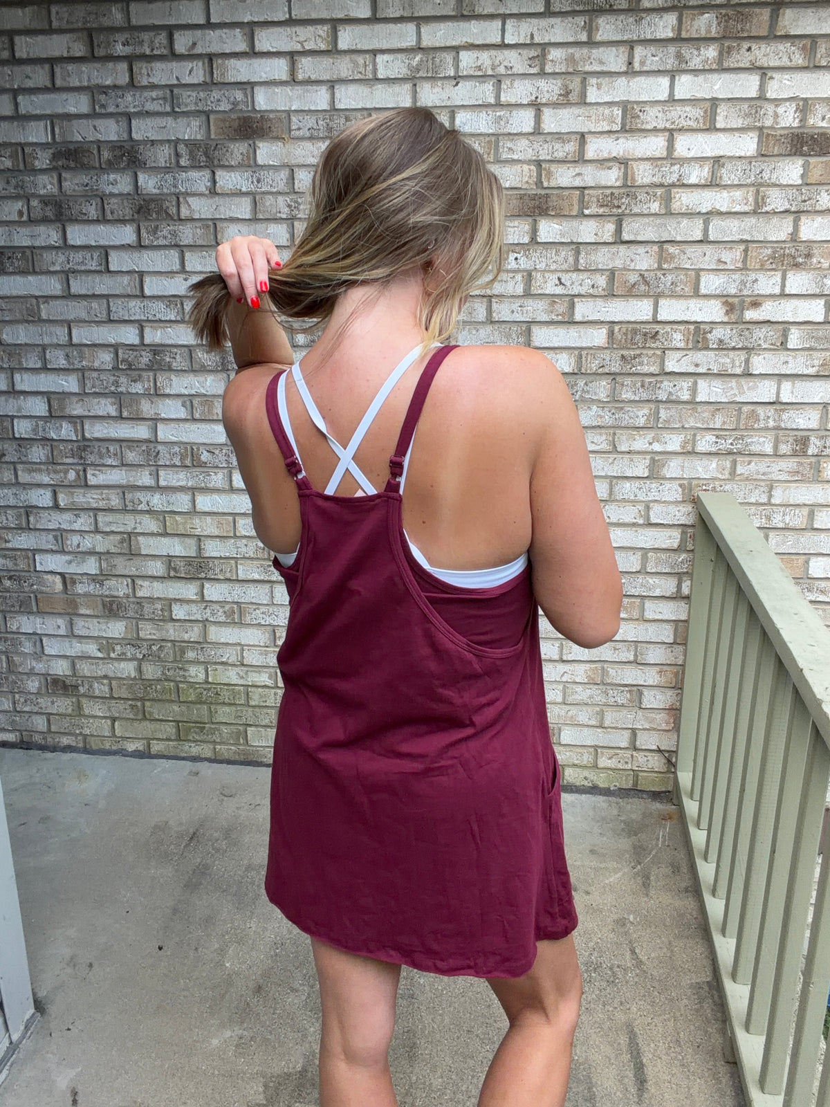 Mini Dress With Built-in Romper Liner