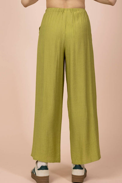 Wide Leg Woven Pants