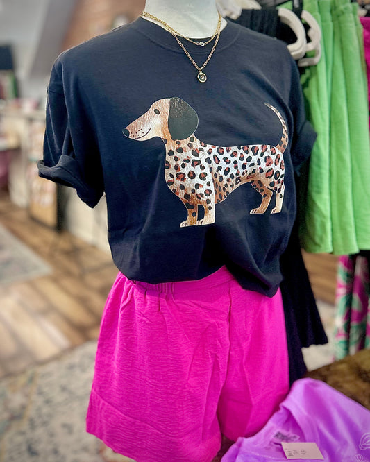 Dachshund boxy tee
