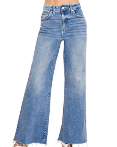 High Rise Flare Bottom Jeans