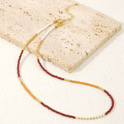 CLASSIC ARTISTIC BEADED NECKLACE