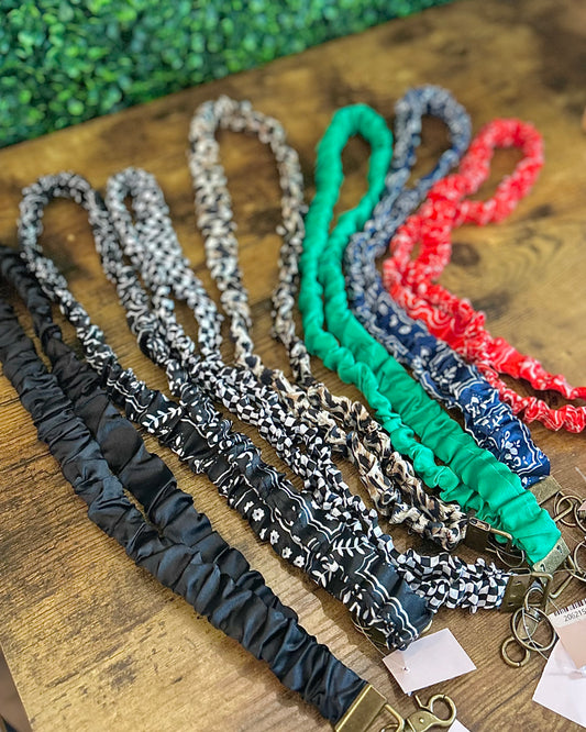 Trendy Scrunchie Lanyard