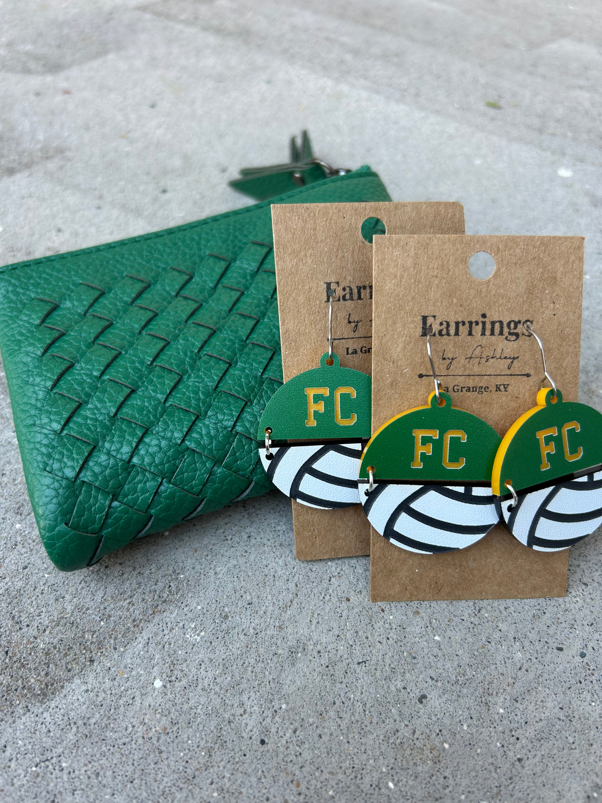 FC volleyball earrings