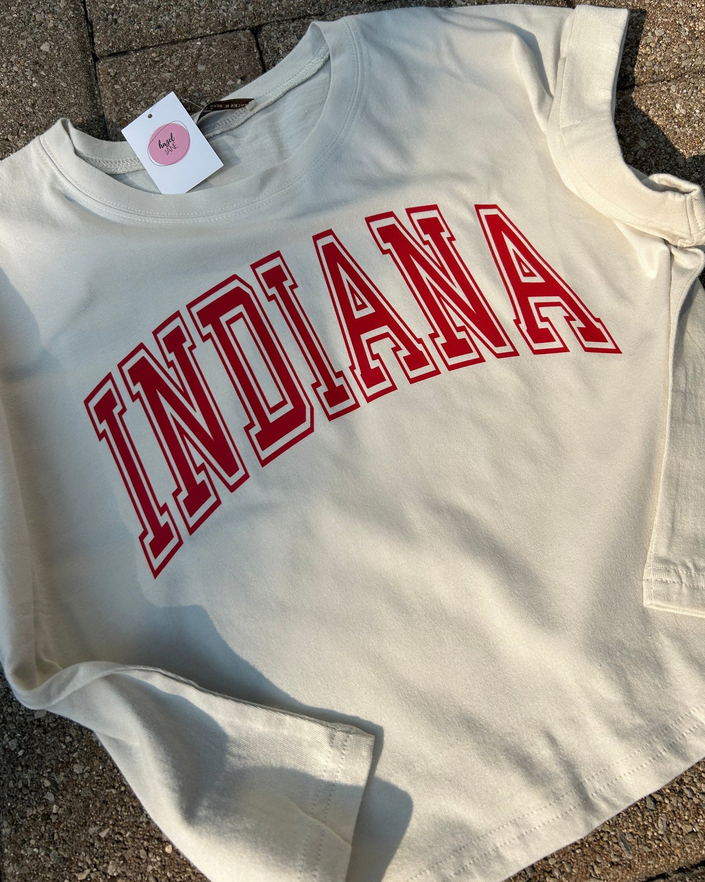 Indiana Varsity Crimson/Cream Gameday Tee