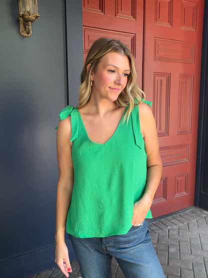 4 COLORS! Tie Strap Airflow Game Day Top