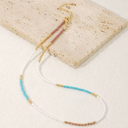 CLASSIC ARTISTIC BEADED NECKLACE