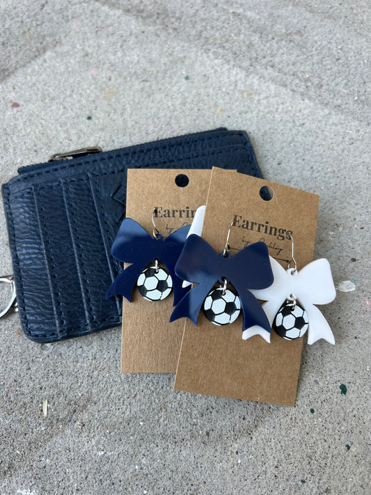 PHS soccer earrings