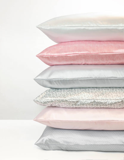 Lemon Lavender Printed Silky Satin Pillowcase Open Stock