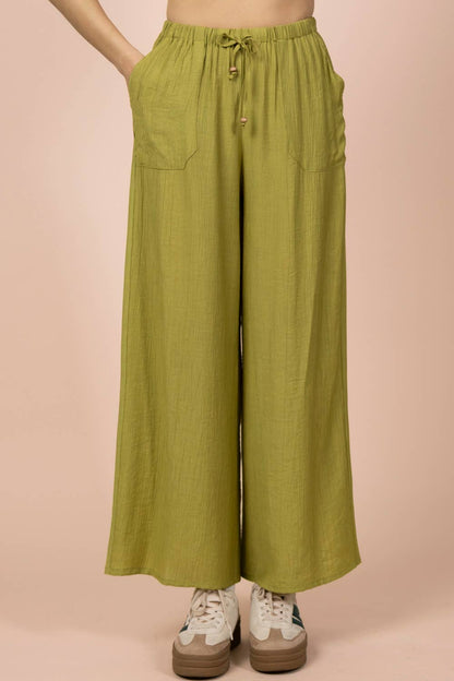 Wide Leg Woven Pants