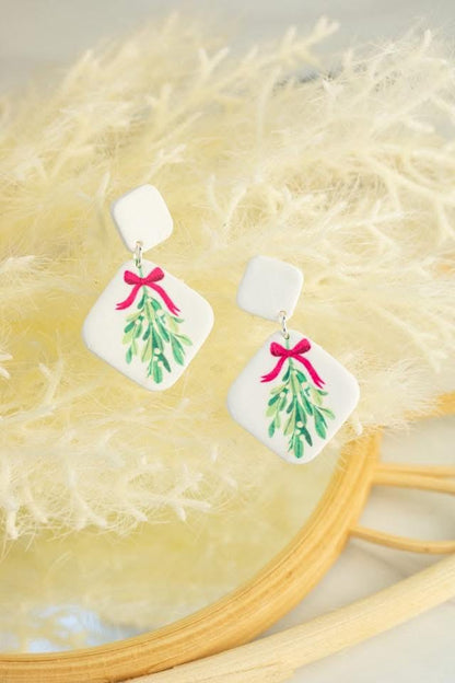 Christmas Clay Earrings