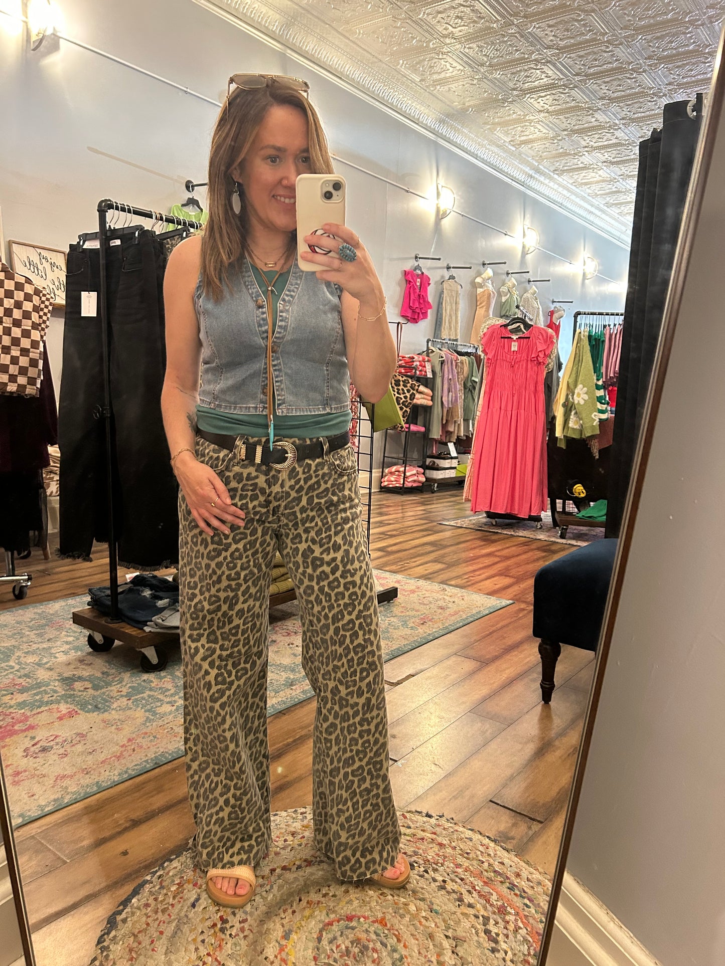 Leopard Jeans