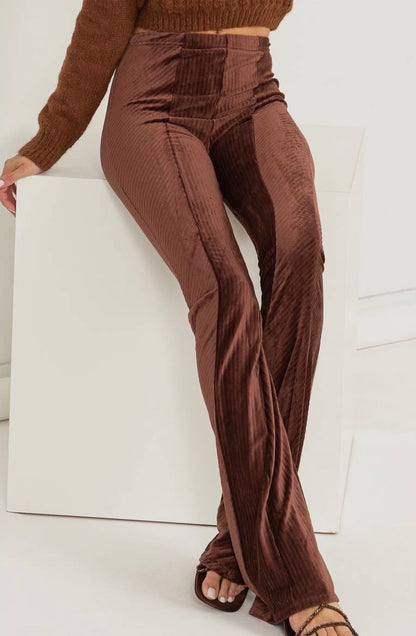 Velour flares