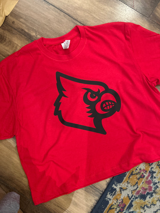 Cards cropped tee