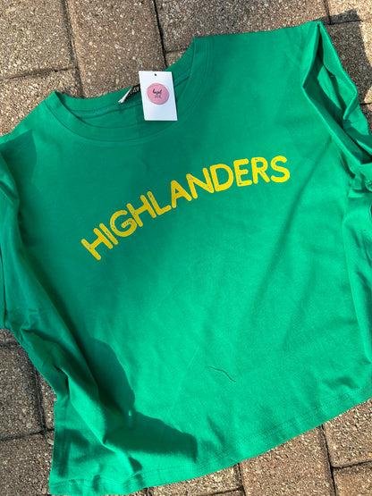 Highlanders FC Green/Gold Game day tee