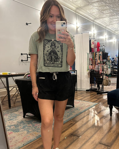 Soft woven lined shorts