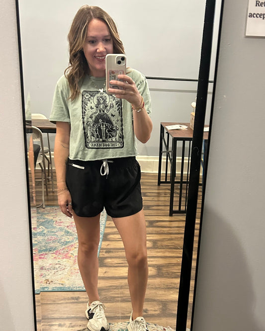 Soft woven lined shorts