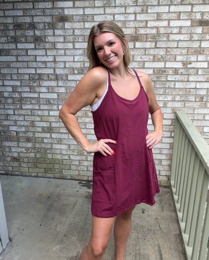 Mini Dress With Built-in Romper Liner
