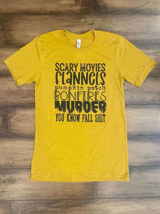 Mustard fall tee