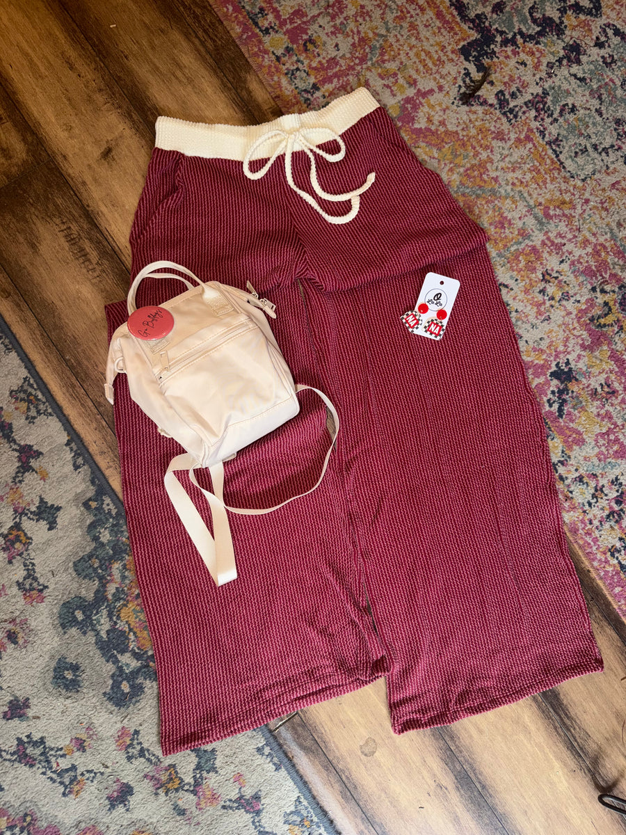 Raised Rib Lounge Pants