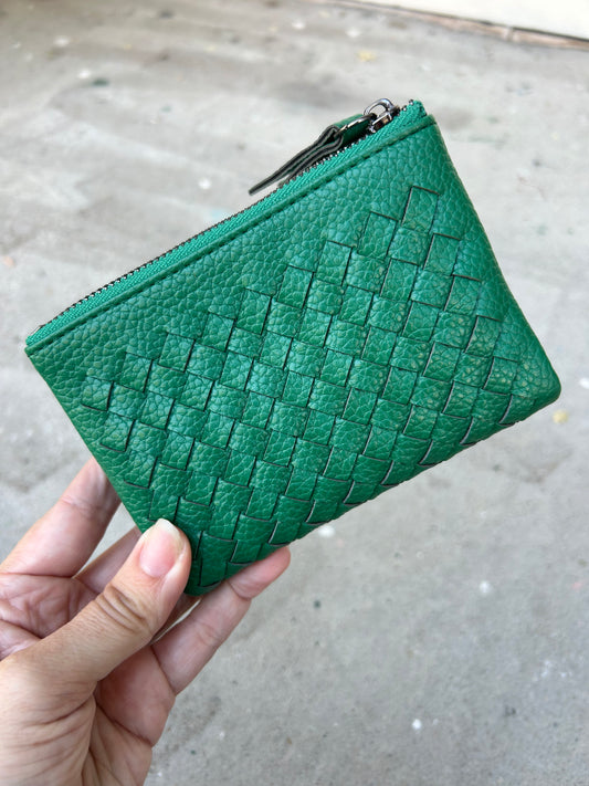 Green game day mini wallet