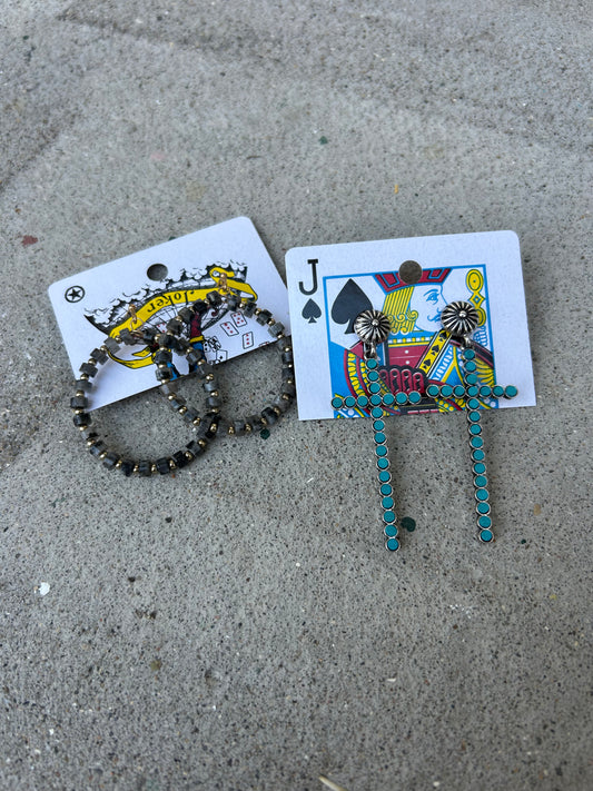 Western inspired dangles