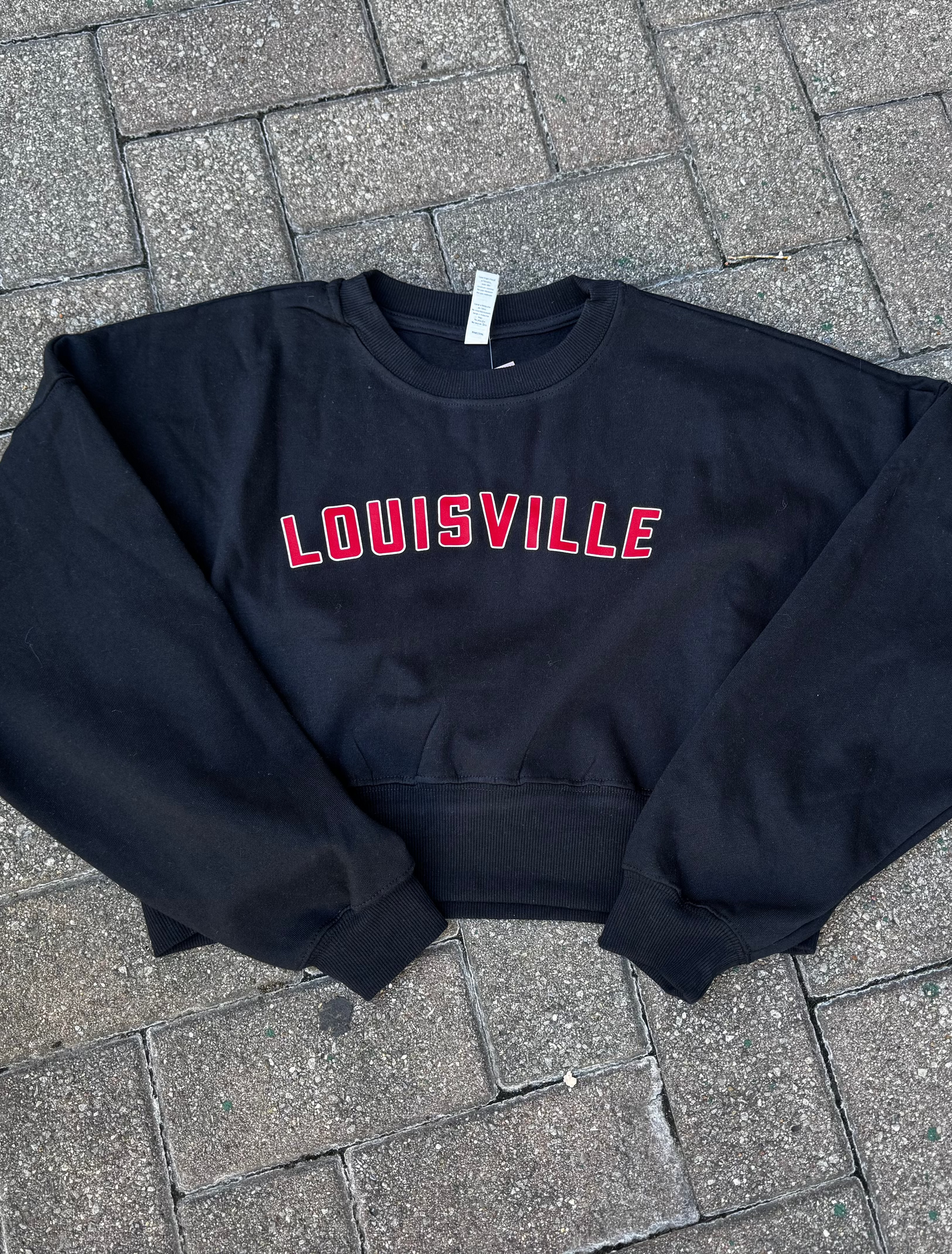 Louisville cropped sweatshirt