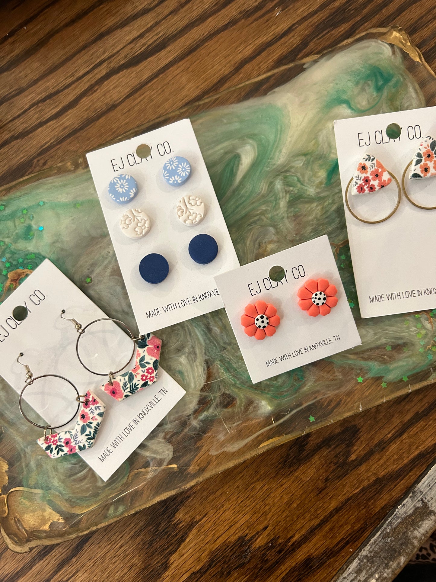 Clay earrings
