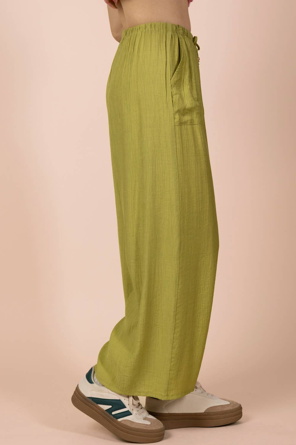 Wide Leg Woven Pants
