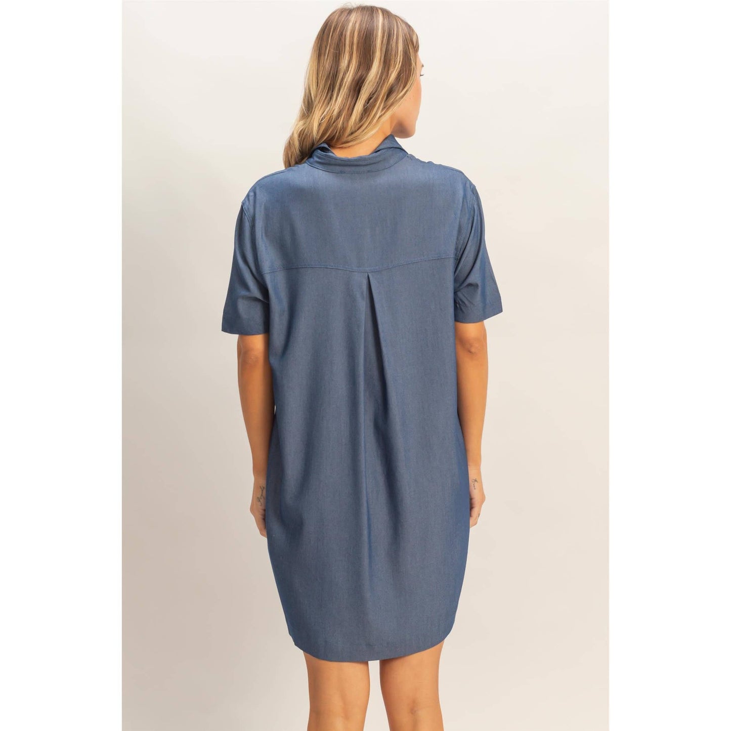 Collared Shirt Dress