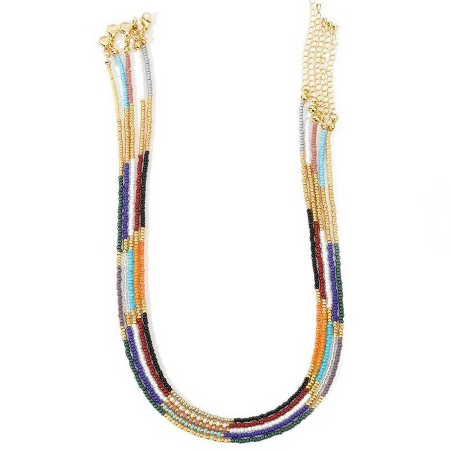 CLASSIC ARTISTIC BEADED NECKLACE