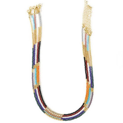 CLASSIC ARTISTIC BEADED NECKLACE