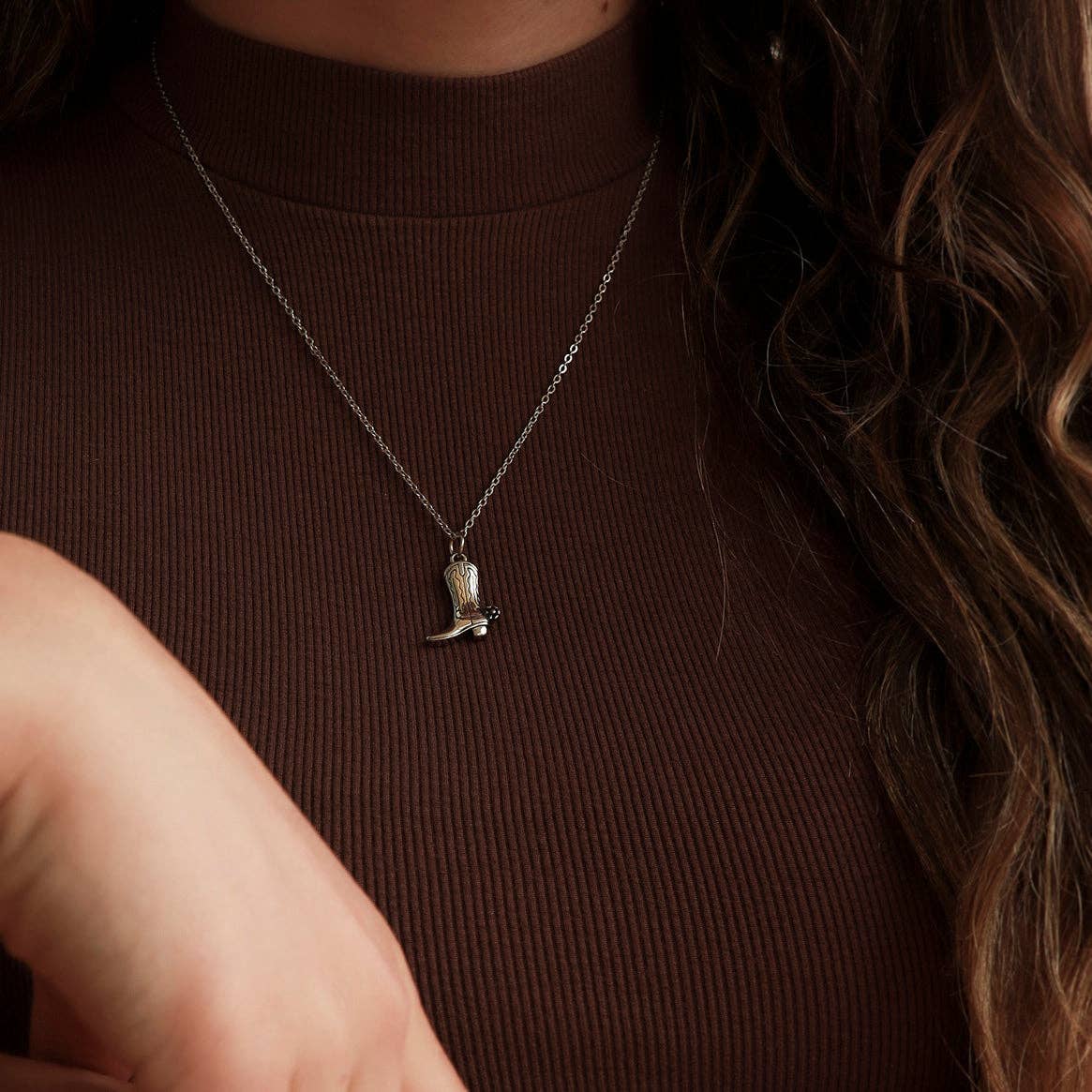 Cowboy Boot Pendant