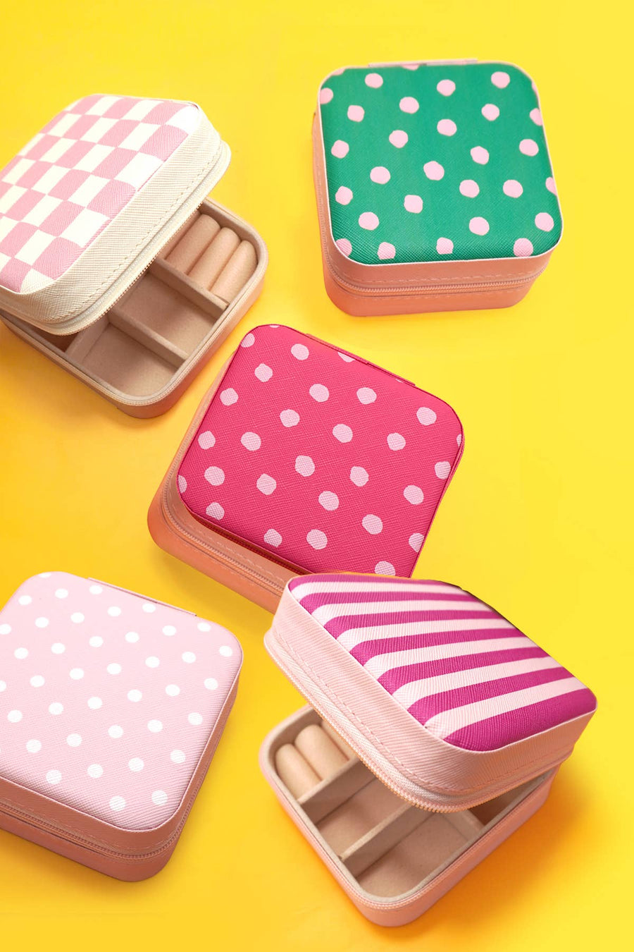 DESIGNED JEWELRY ORGANIZER TRAVEL BOX CASE