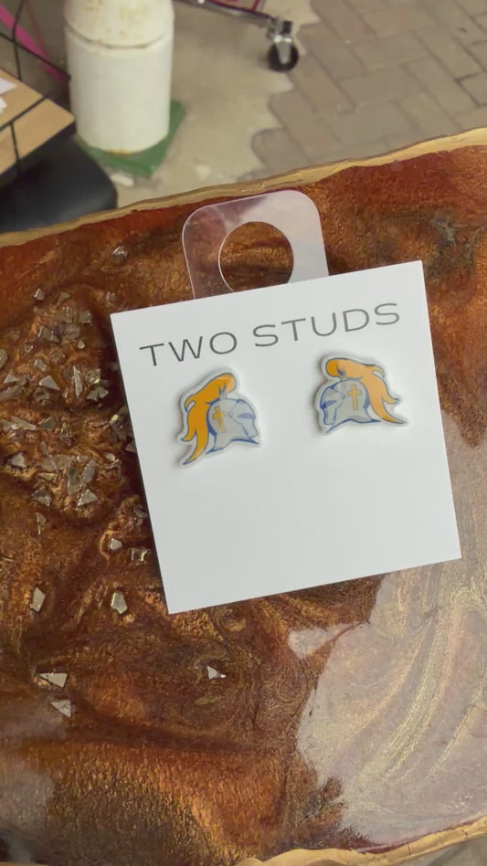 Christian Academy School earrings
